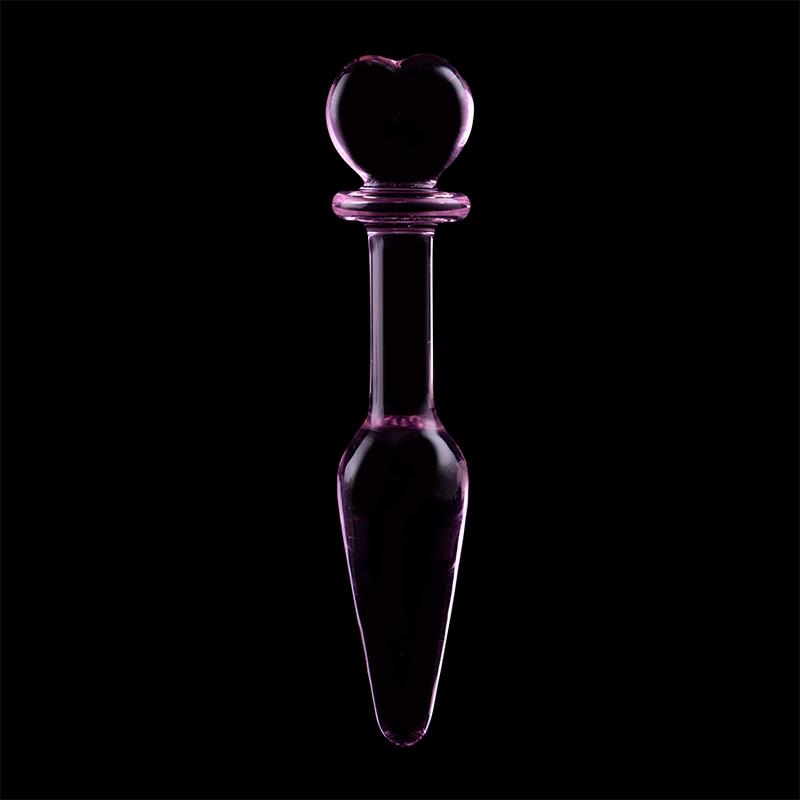 MODEL 7 ANAL PLUG BOROSILICATE GLASS CLEAR 13.5 CM -O- 3 CM