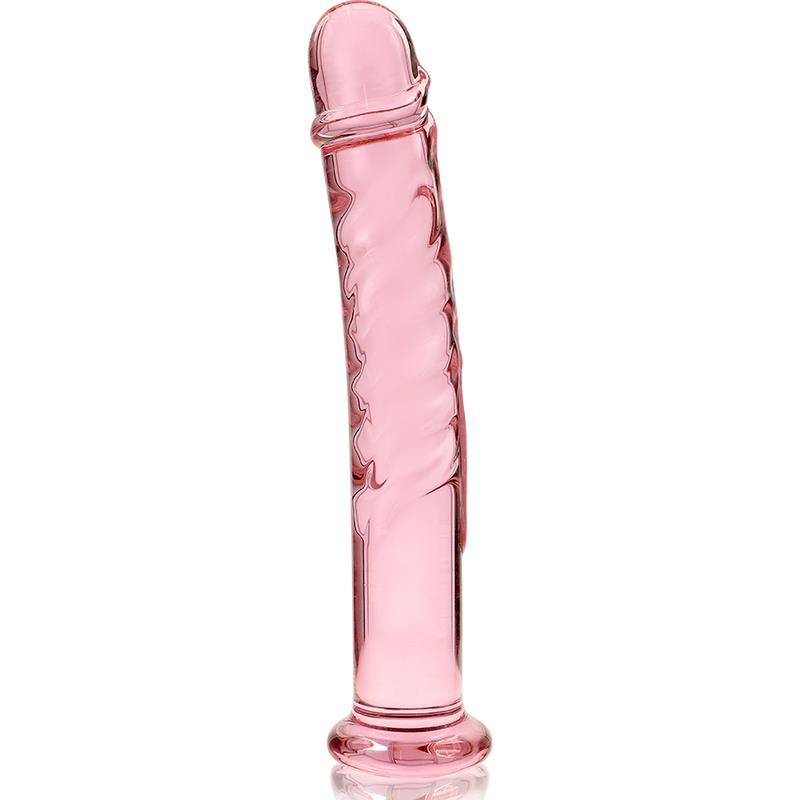 MODEL 16 DILDO BOROSILIKATNO STEKLO JASNO 18.5 CM -O- 3 CM