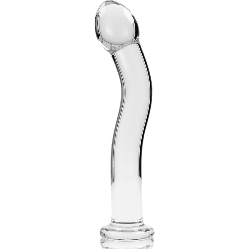 MODEL 18 DILDO OD BOROSILIKATNOG STAKLA PROZIRNO 18.5 CM -O- 3.5 CM