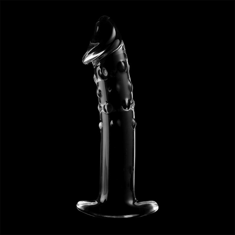 MODEL 19 DILDO BOROSILIKATNO STEKLO JASNO 18.5 CM -O- 4 CM