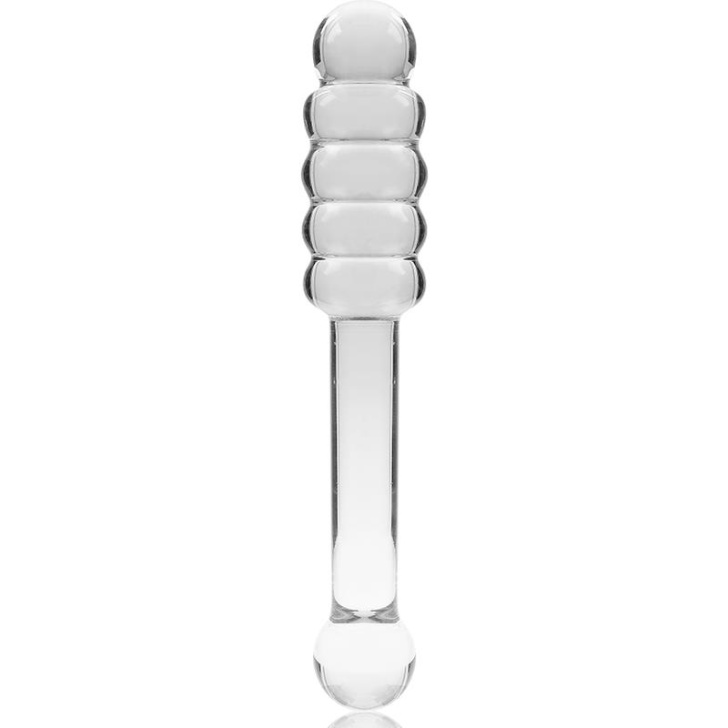 MODEL 20 DILDO OD BOROSILIKATNOG STAKLA PROZIRNO 20.5 CM -O- 3 CM