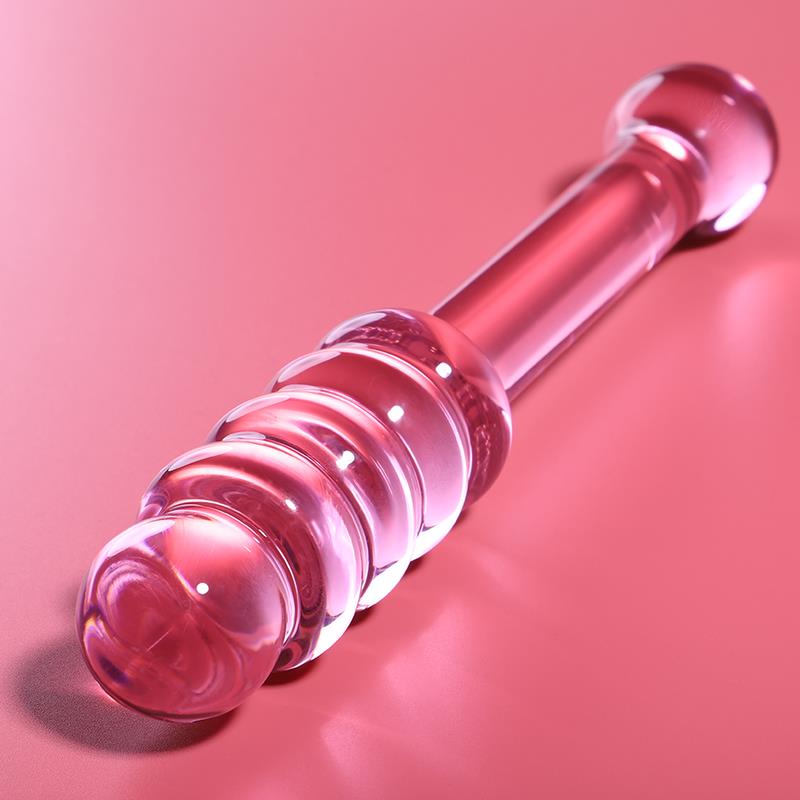 MODEL 20 DILDO OD BOROSILIKATNOG STAKLA PROZIRNO 20.5 CM -O- 3 CM