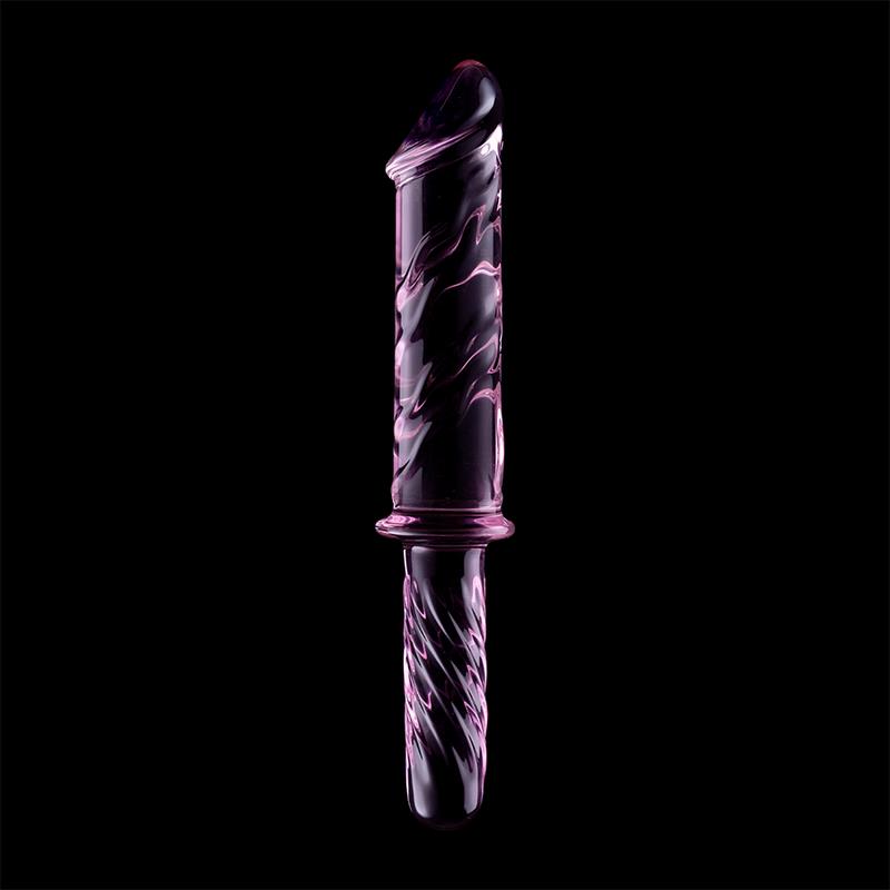 MODEL 24 DILDO BOROSILICATE GLASS CLEAR 28.5 CM -O- 5 CM