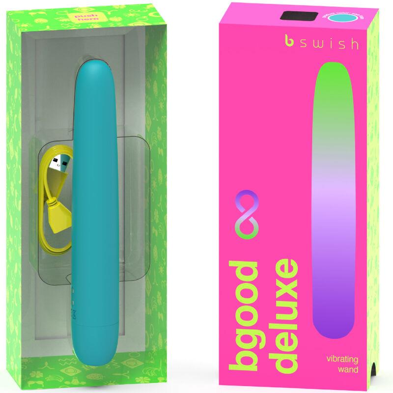 BGOOD INFINITE DELUXE RECHARGEABLE VIBRATOR BLUE SILICONE