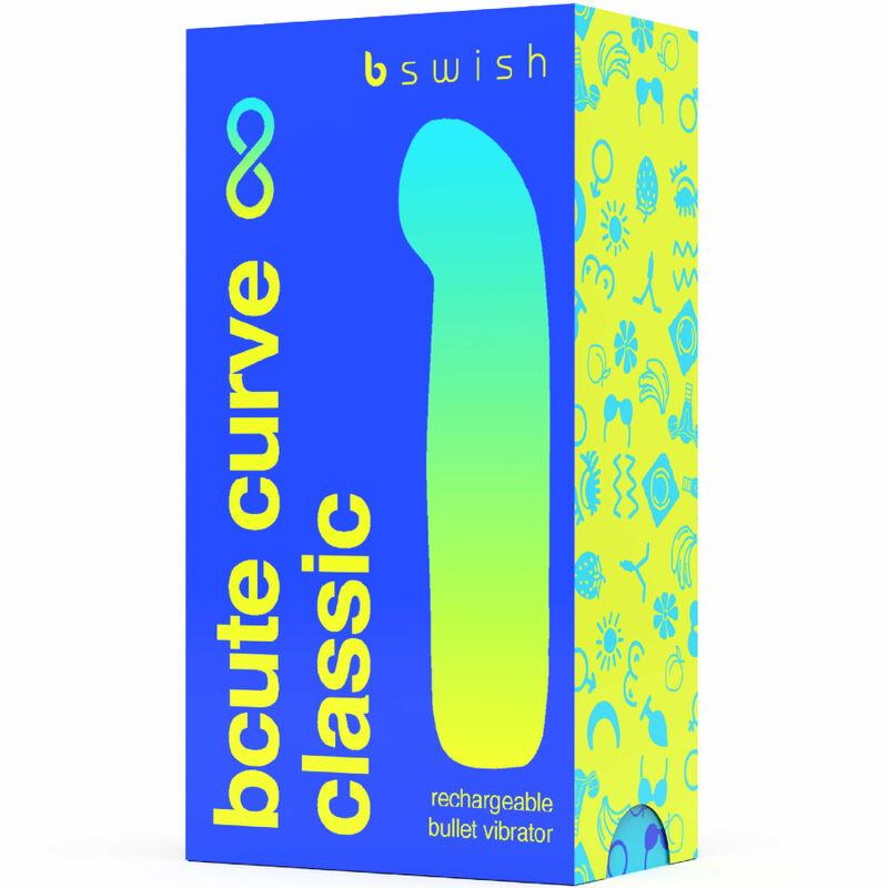BCUTE CURVE INFINITE KLASIČNI POLNILNI VIBRATOR MODRA SILIKON