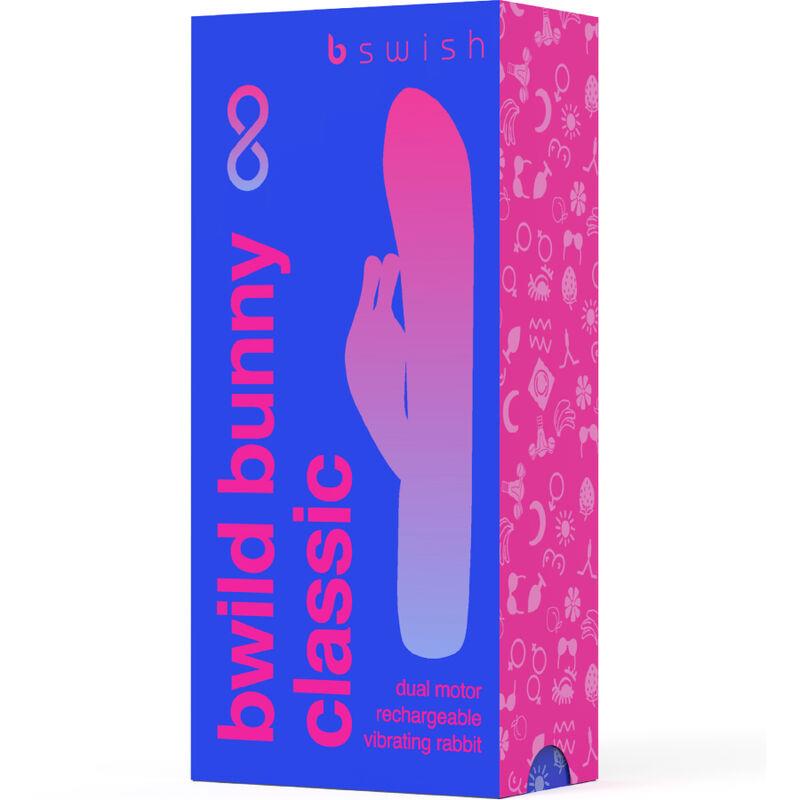 BWILD BUNNY INFINITE CLASSIC RECHARGEABLE VIBRATOR MODRA SILIKON
