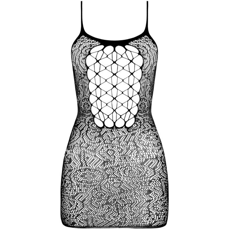 BS096 CRNI BODYSTOCKING JEDNA VELIČINA