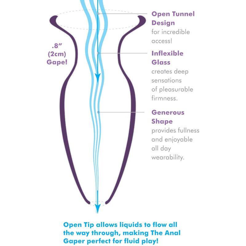 ANAL GAPER DILATOR ZA ZAČETNIKE KRISTAL VELIKOST S
