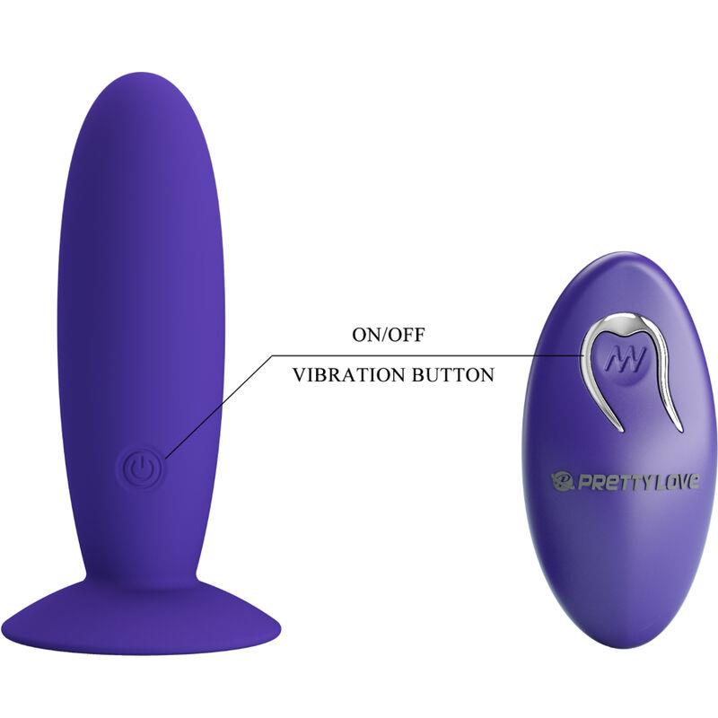 YOUTH PLUG ANAL VIBRATOR REMOTE CONTROL VIOLET