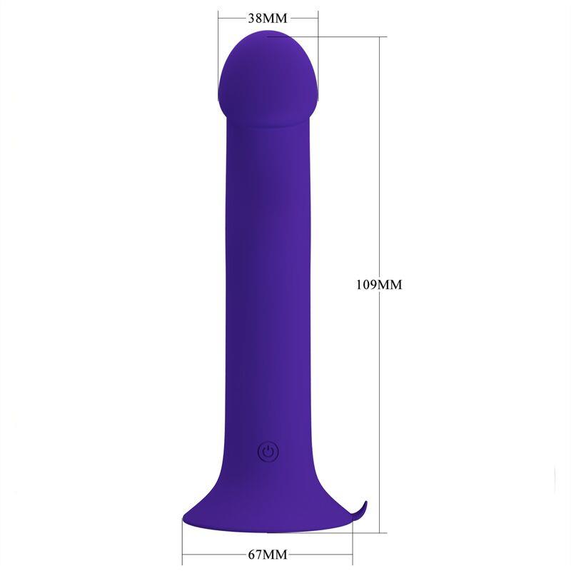 MURRAY YOUTH VIBRATING DILDO & RECHARGEABLE VIOLET