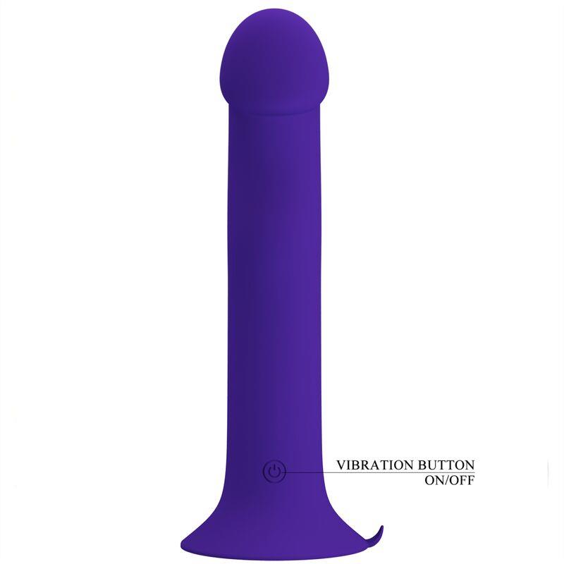 MURRAY YOUTH VIBRATING DILDO & RECHARGEABLE VIOLET