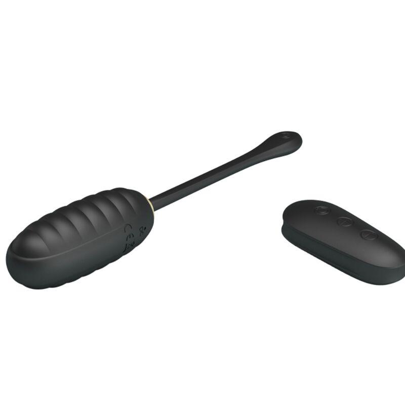 DOREEN LUXURY RECHARGEABLE VIBRATING EGG BLACK REMOTE CONTROL
