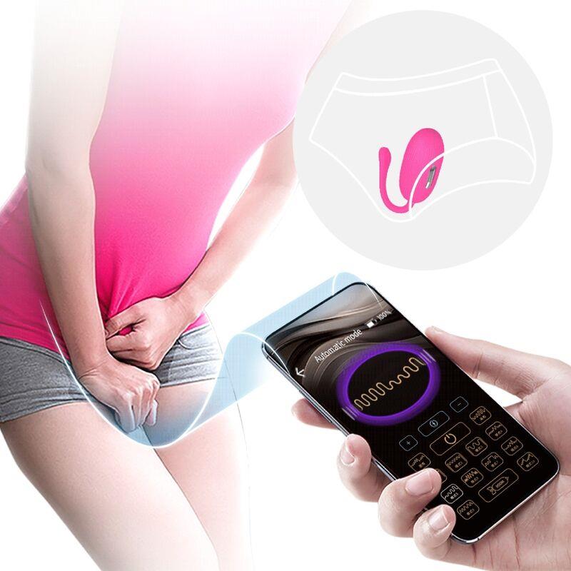 DOREEN RECHARGEABLE VIBRATING EGG MAGENTA REMOTE CONTROL
