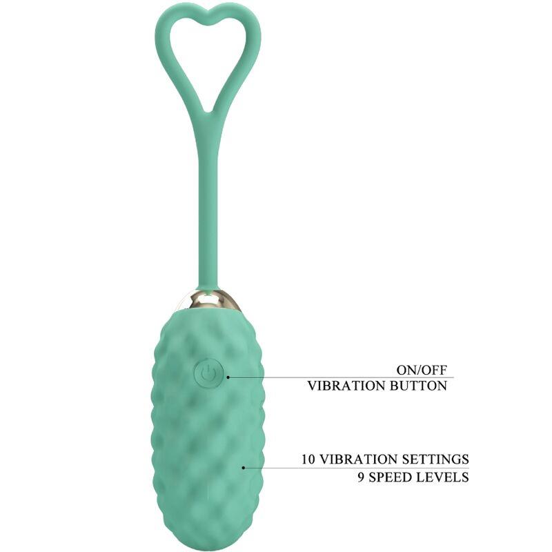 VIVIAN GREEN REMOTE CONTROL VIBRATING EGG