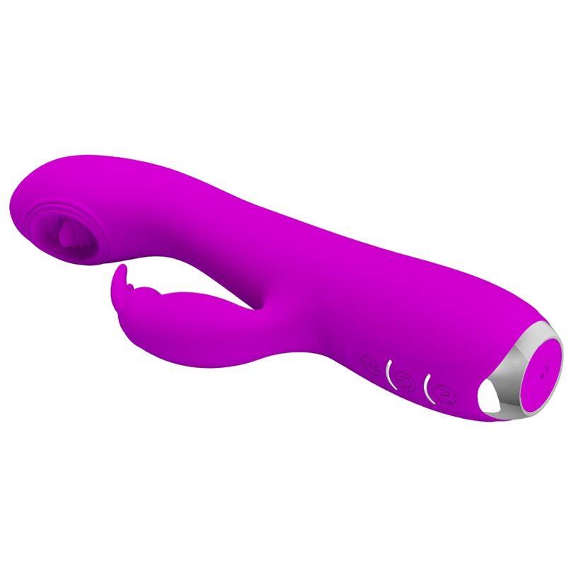 RACHEL RECHARGEABLE VIBRATOR WITH PURPLE SUCTION CUP