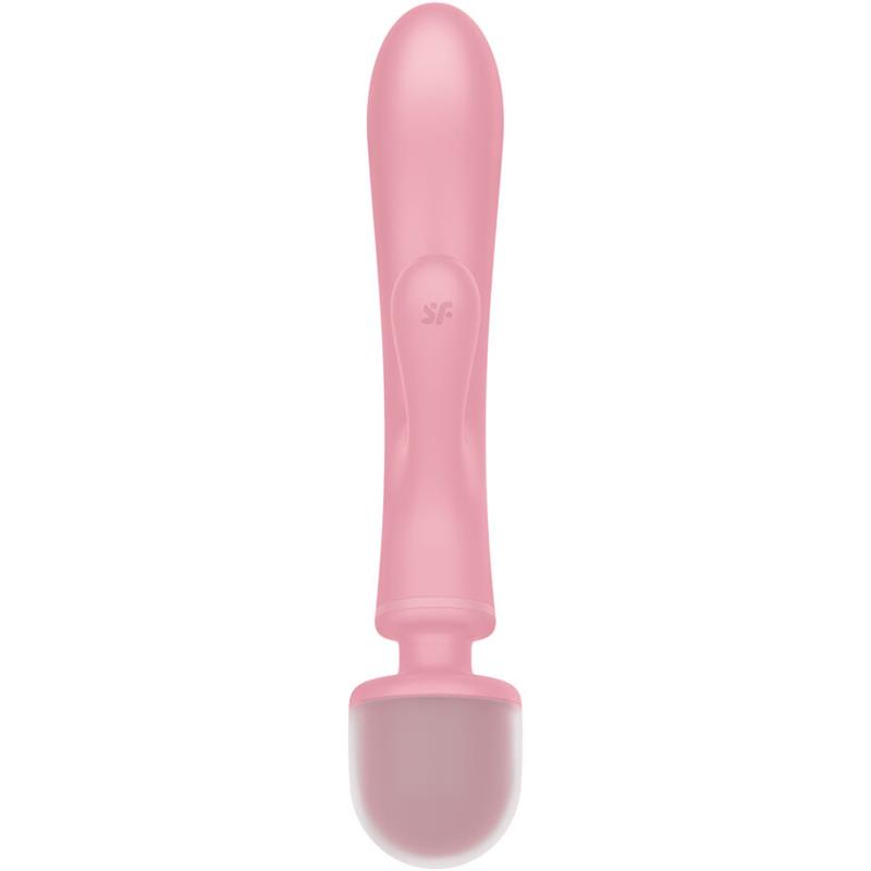 TRIPLE LOVER RABBIT VIBRATOR MASSAGER PINK