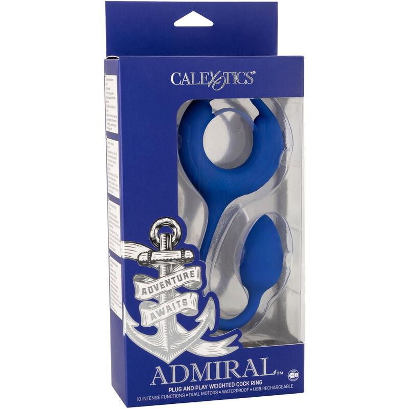 ADMIRAL WEIGHTED COCK RING BLUE