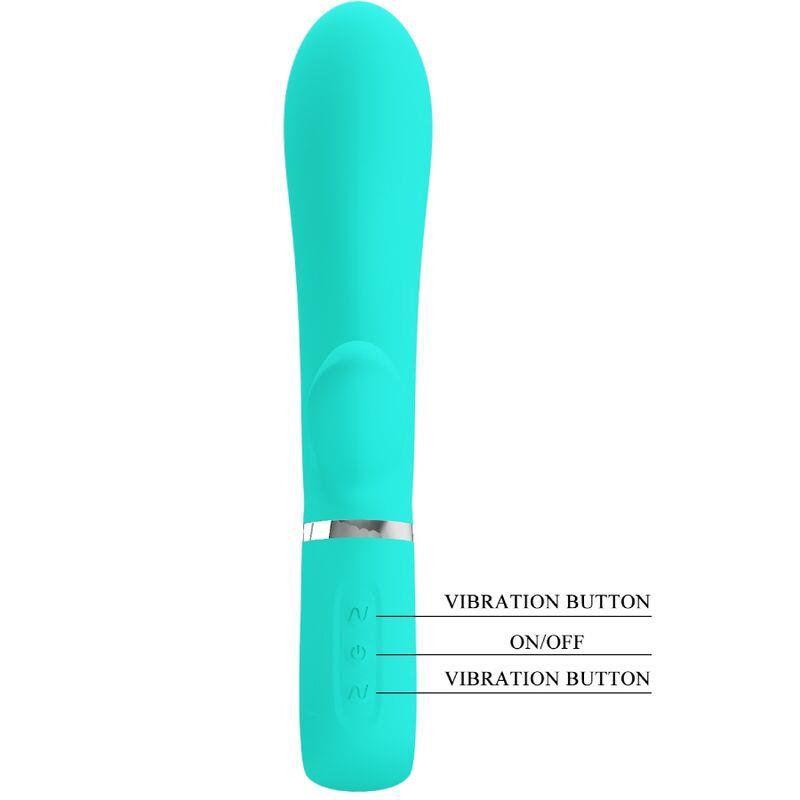THOMAS MULTIFUNCTION G-SPOT VIBRATOR AQUA GREEN