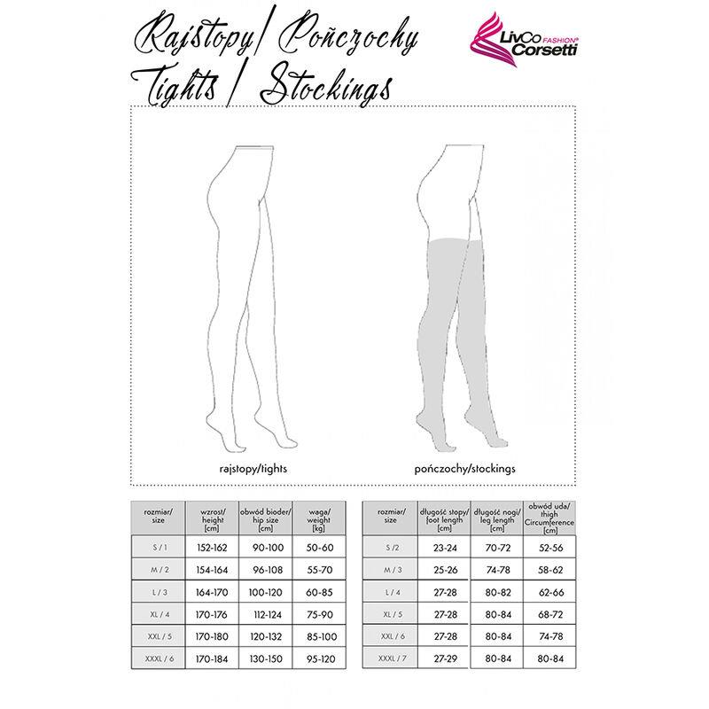 MONIKONI XG054 STOCKINGS BLACK ONE SIZE