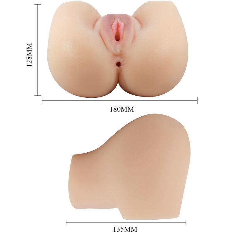REALISTIC VAGINA AND ANUS MILA VIBRATOR
