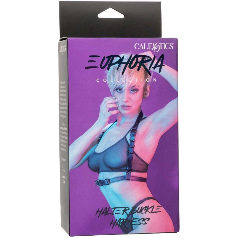 EUPHORIA HALTER BUCKLE HARNESS BLACK
