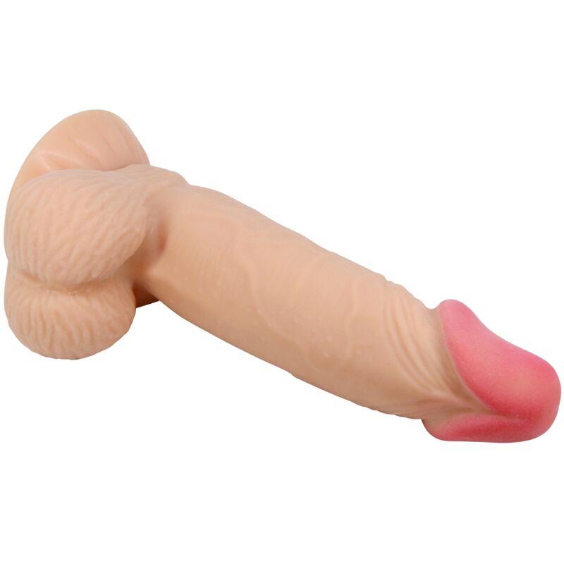 SERIJA SLIDING SKIN REALISTIČNI DILDO S CUPOM ZA USISAVANJE 19.4 CM