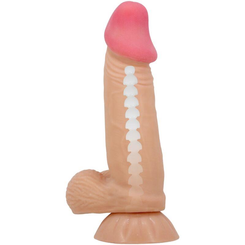 SERIJA SLIDING SKIN REALISTIČNI DILDO S CUPOM ZA USISAVANJE 19.4 CM