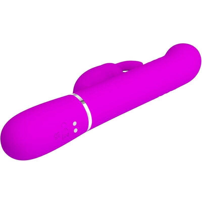 COALE RABBIT VIBRATOR PERLE LJUBIČASTI