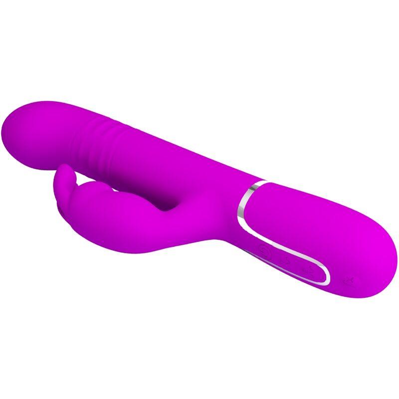 COALE RABBIT VIBRATOR PERLE LJUBIČASTI