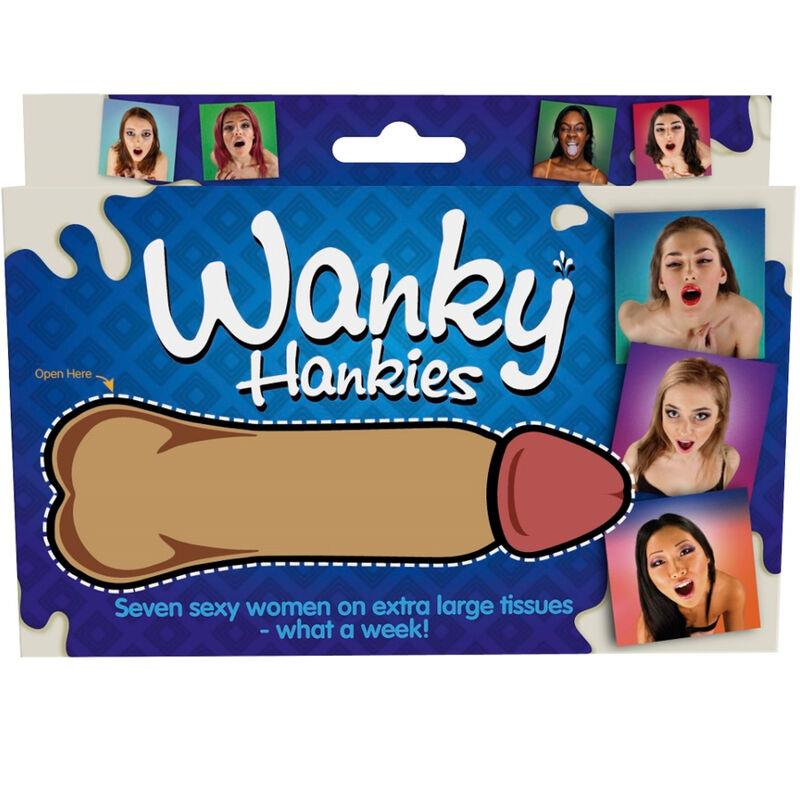 WANKY HANKIES 7 EXTRA LARGE WOMEN'S HANDKERCHIEFS