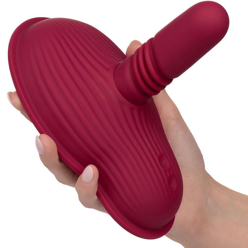 RIDER MASSAGER DOUBLE MOTOR REMOTE CONTROL RED