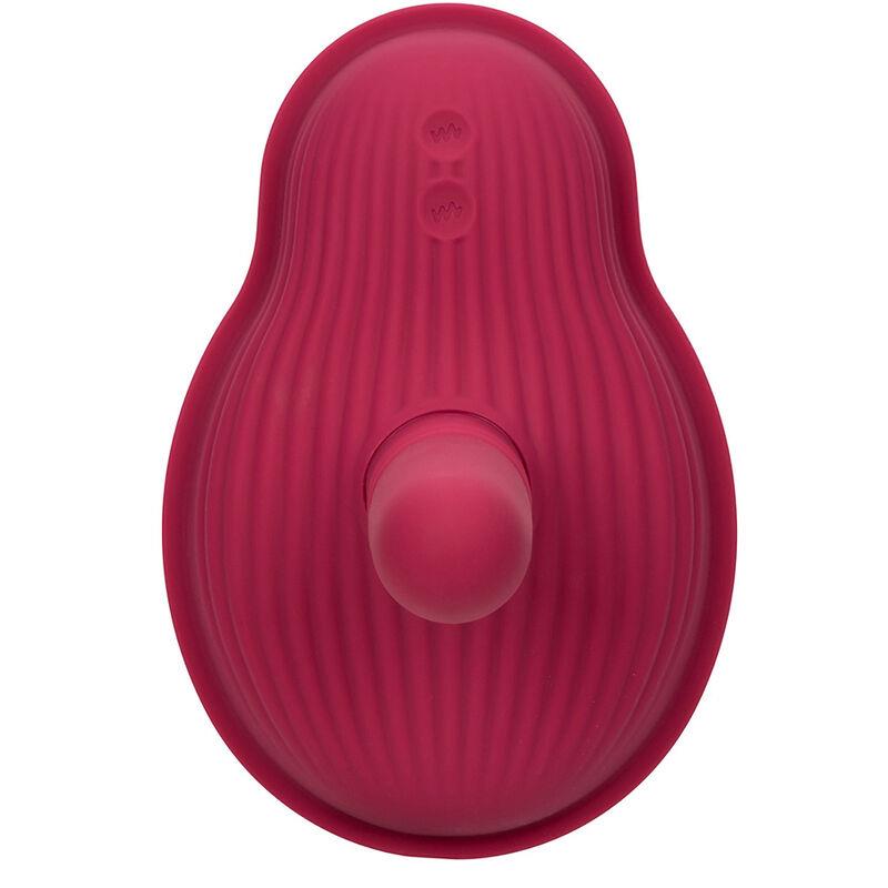 RIDER MASSAGER DOUBLE MOTOR REMOTE CONTROL RED
