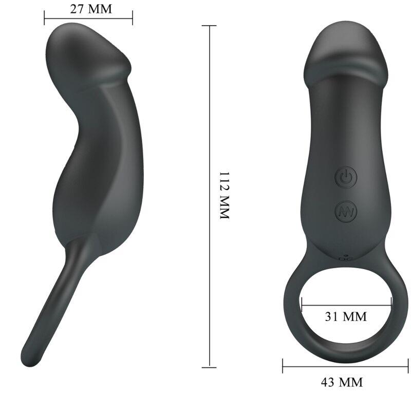 TRAE RING & VIBRATOR BLACK