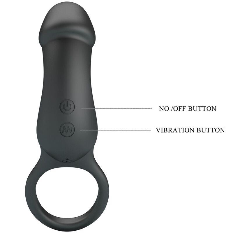 TRAE RING & VIBRATOR BLACK