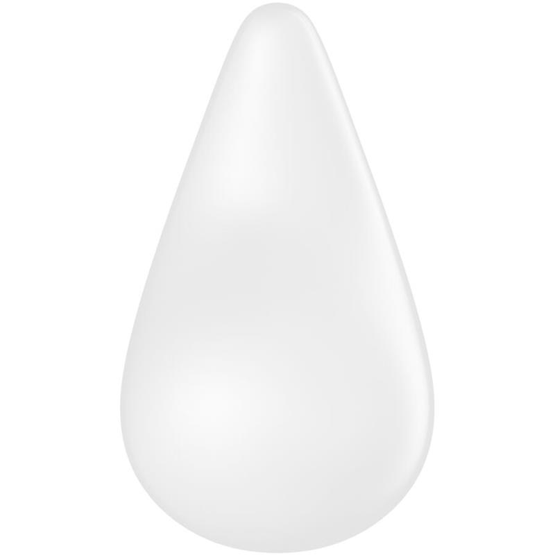 DEW DROP VIBRATOR LAY-ON WHITE