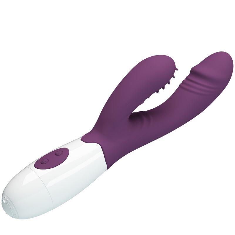 ANDRE RABBIT VIBRATOR & G-POINT STIMULATOR PURPLE