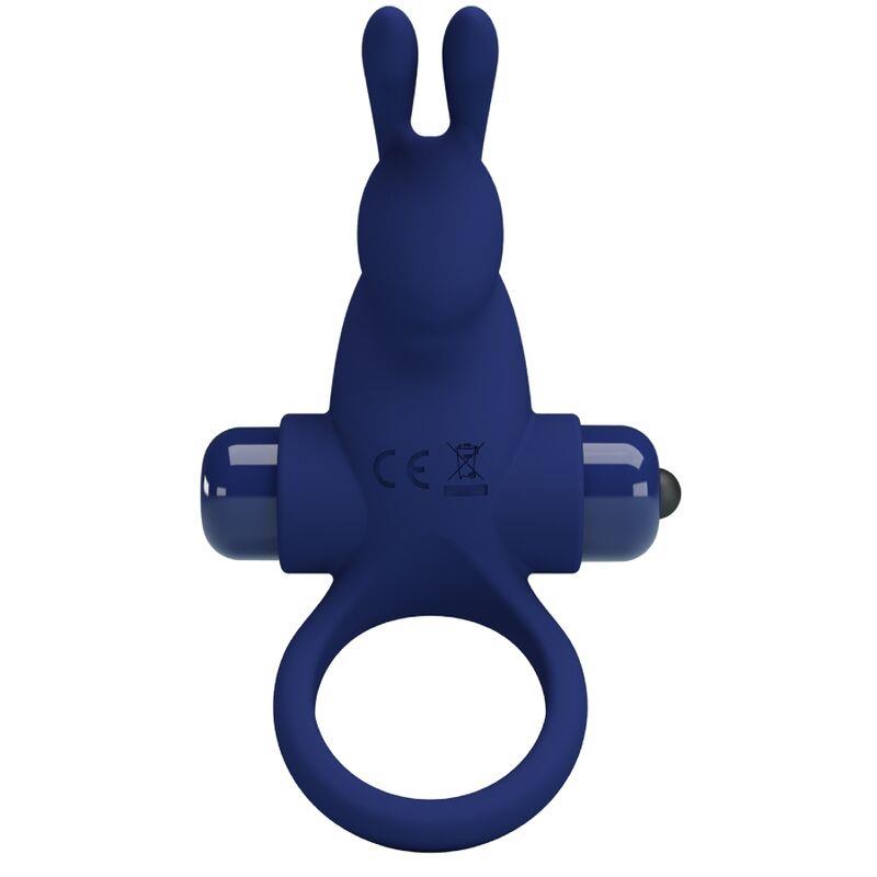 JIRO RABBIT RING WITH VIBRATION BLUE