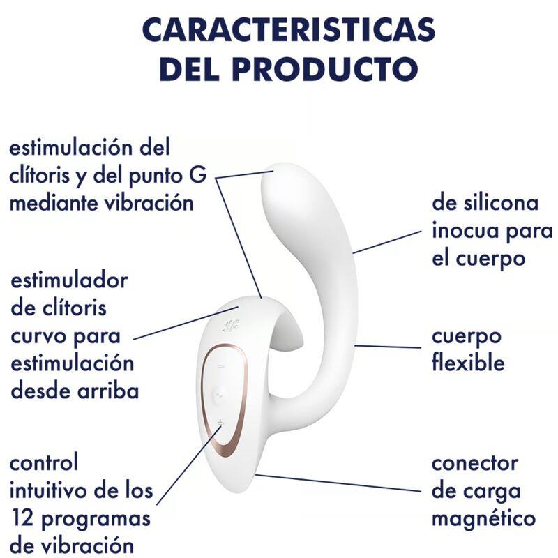 G FOR GODDESS 1 RABBIT VIBRATOR WHITE