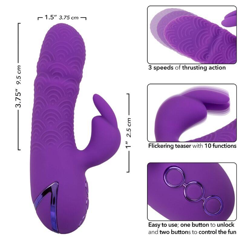 MANHATTAN BEACH MARVEL VIBRATOR RABBIT PURPLE BY CALIFORNIA DREAMING