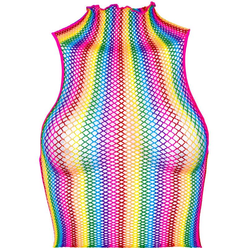 MULTICOLOR NET TOP