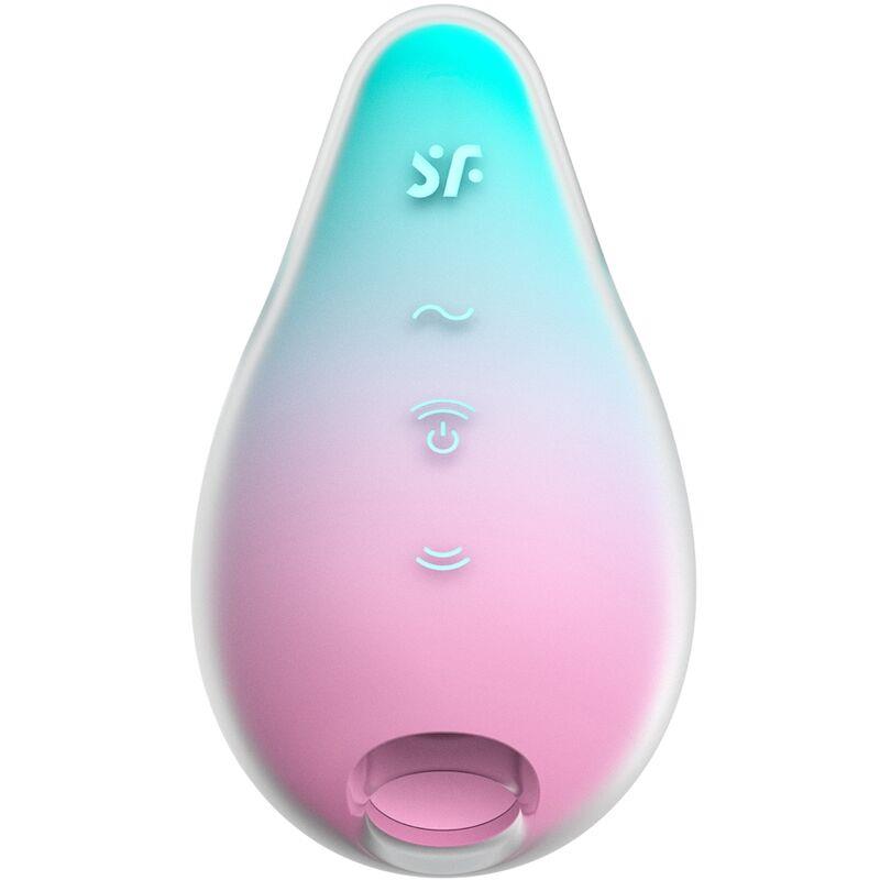 MERMAID VIBES STIMULATOR & VIBRATOR MINT AND PINK