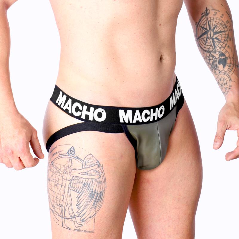 MX27GR JOCK LEATHER GRAY BEIGE S