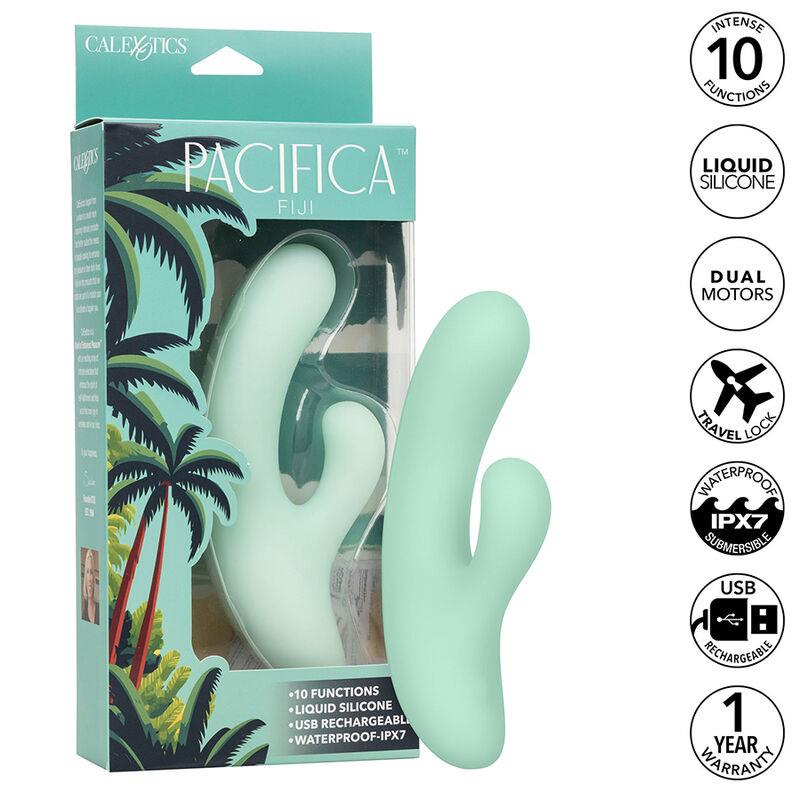 PACIFICA FIJI VIBRATOR & ESTIMULATOR G SPOT 10 VIBRATIONS AQUA
