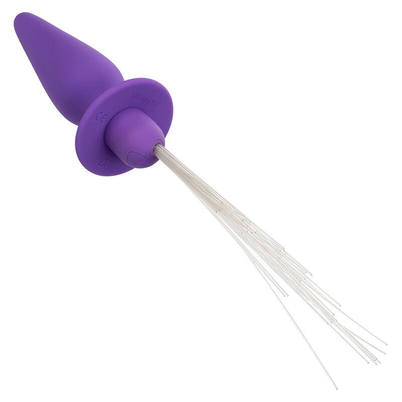 SOUTHERN LIGHTS LIGHT UP ANAL PLUG 10 VIBRATIONS SILICONE PURPLE