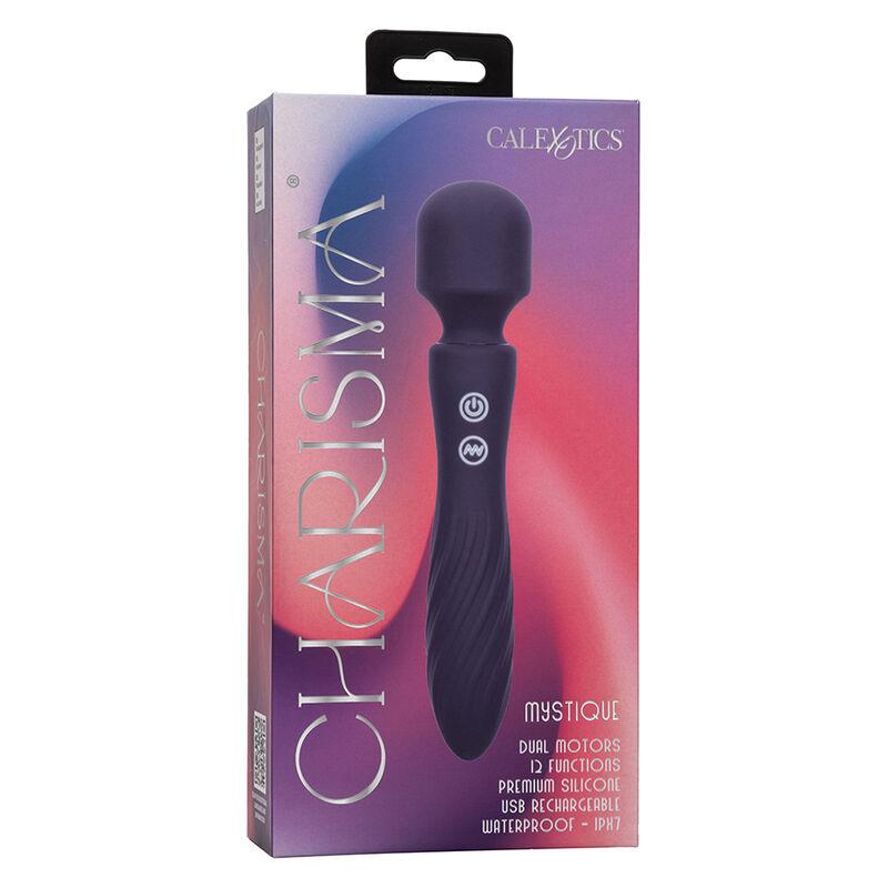CHARISMA MYSTIQUE MASSAGER DUAL MOTORS 12 FUNCTIONS 20,5 CM X 4.5 CM PURPLE
