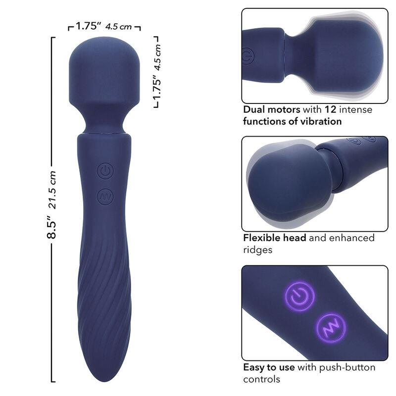 CHARISMA MYSTIQUE MASSAGER DUAL MOTORS 12 FUNCTIONS 20,5 CM X 4.5 CM PURPLE