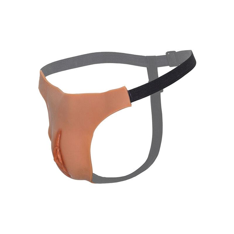 ALTER EGO ADJUSTABLE OPEN VAGINA STRING FLESH
