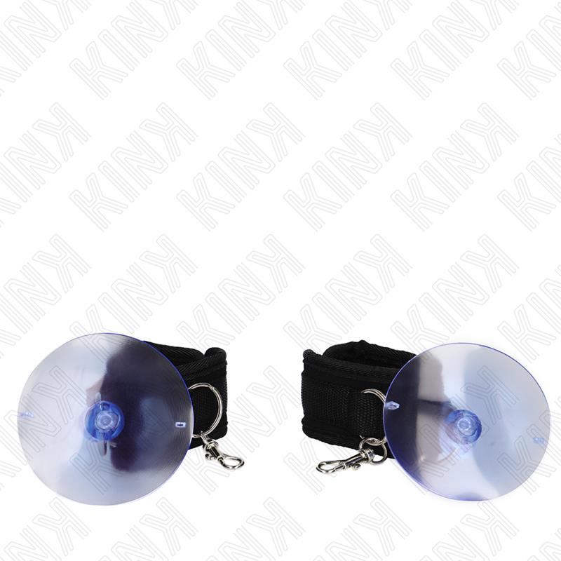 SUCTION CUP WRIST RESTRAINTS BLACK 29-40 CM X 5 CM
