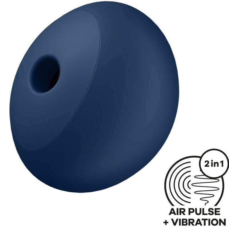 AIR POWER 4 STIMULATOR & VIBRATOR 12 VIBRATIONS BLUE