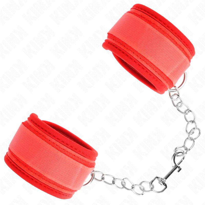 NEOPRENE WRIST RESTRAINTS RED 42 X 5 CM